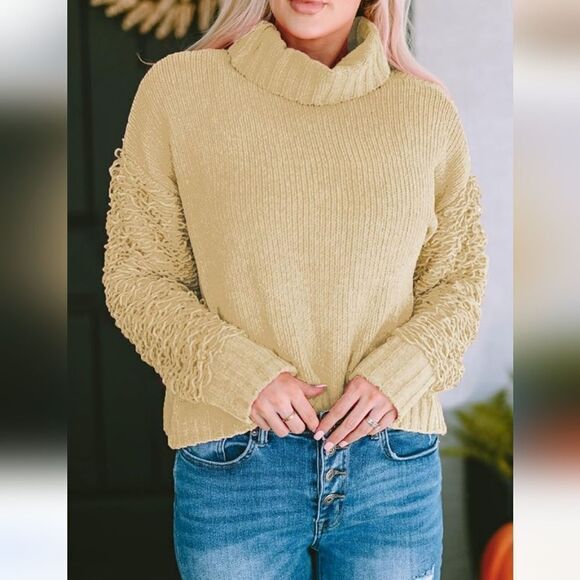 NWT PRETTYGARDEN Fall Turtleneck Sweater Knit Pullover - Picture 3 of 5